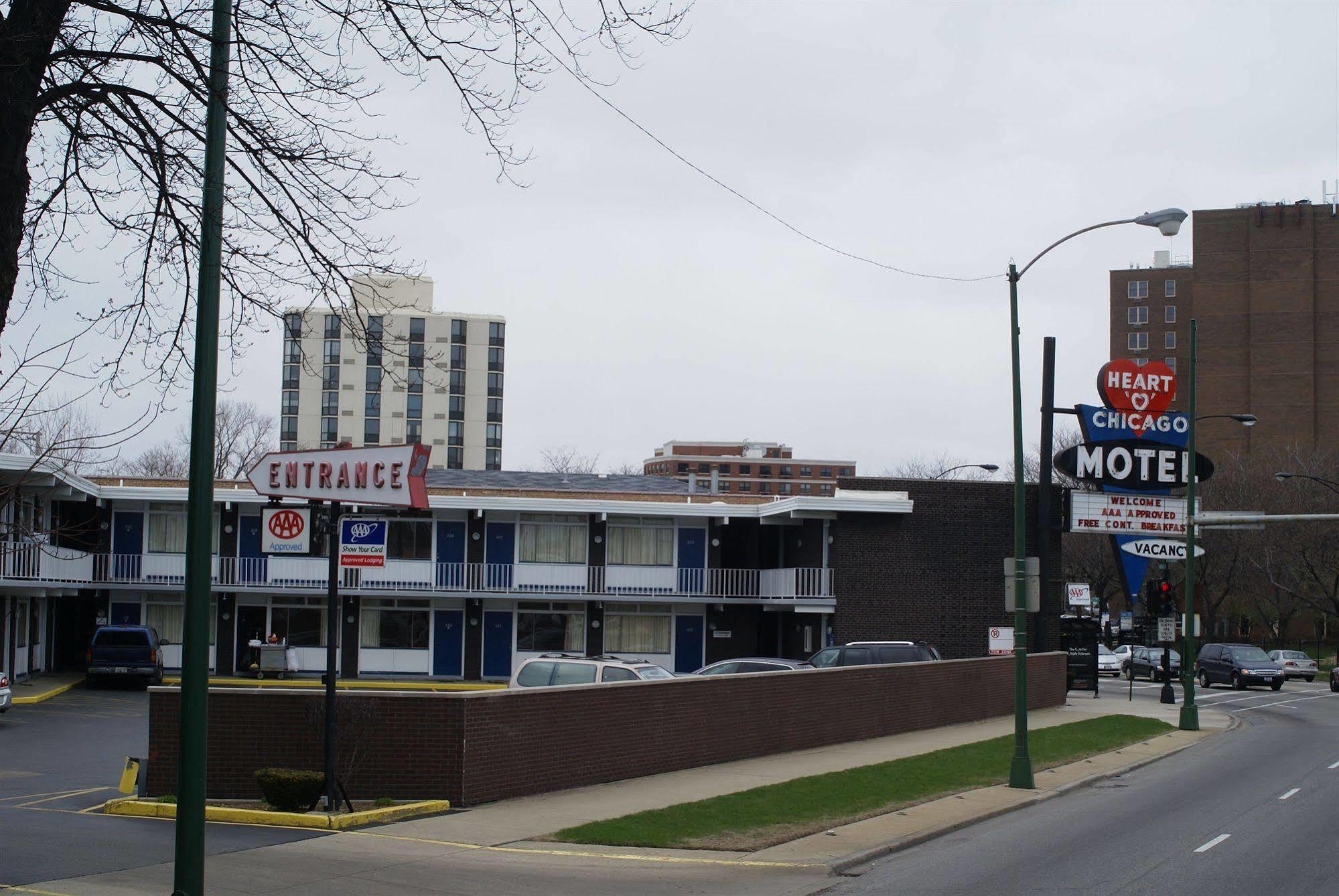 Heart O' Chicago Motel Экстерьер фото